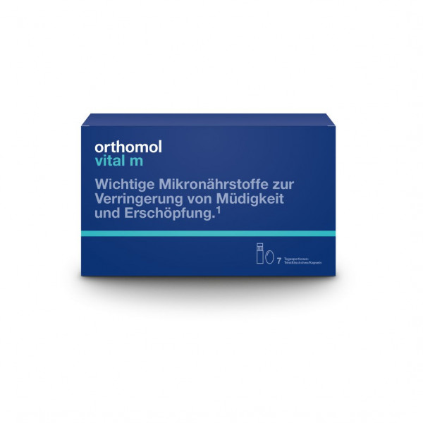 ORTHOMOL Vital M Trinkfläschchen/Kaps.Kombipack.