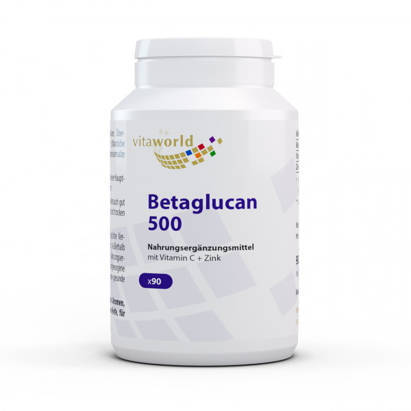 BETA-GLUCAN 500+Vitamin C+Zink Kapseln