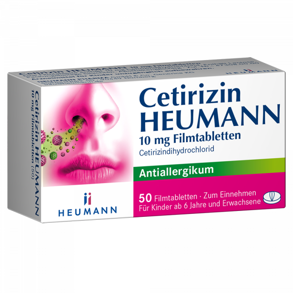 CETIRIZIN Heumann 10 mg Filmtabletten