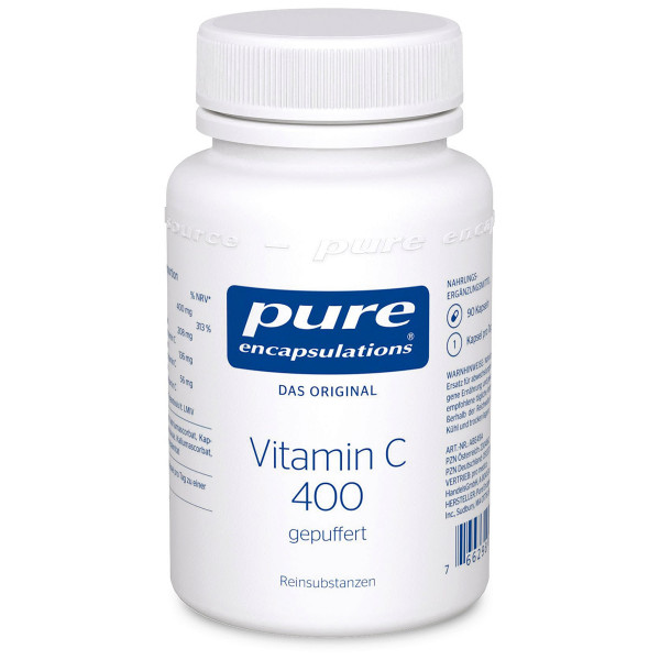 PURE ENCAPSULATIONS Vitamin C 400 gepuffert Kaps.