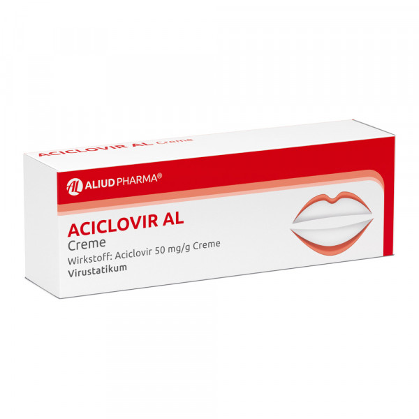Aciclovir AL Creme bei Lippenherpes