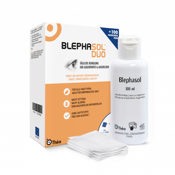 BLEPHASOL Duo 100 ml Lotion+100 Reinigungspads