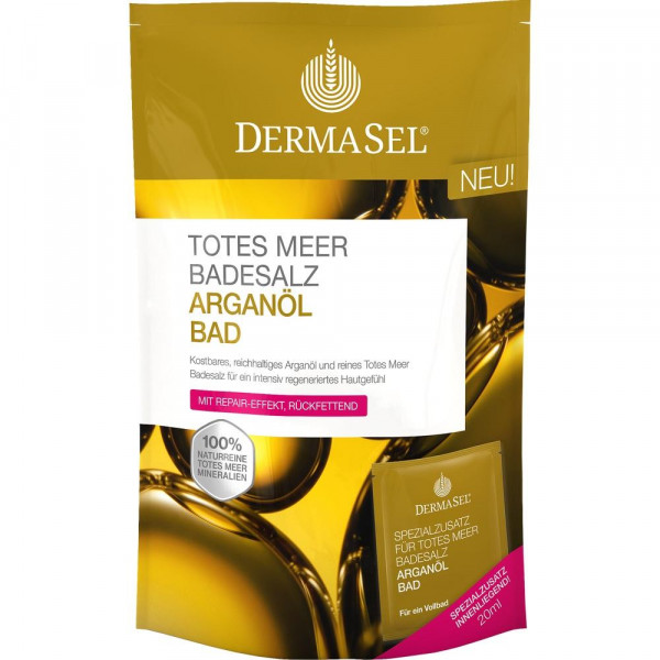 DERMASEL Totes Meer Badesalz+Arganöl