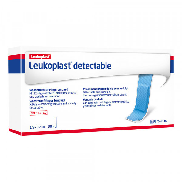 LEUKOPLAST detectable Pfl.steril 1,9x12 cm blau