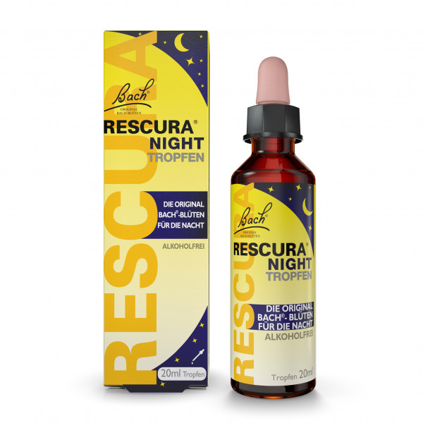 Bach RESCURA® NIGHT Tropfen alkoholfrei, 20ml