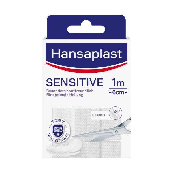HANSAPLAST Sensitive Pflast.hypoallergen 6 cmx1 m