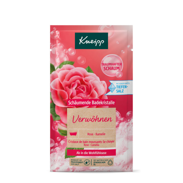 KNEIPP schäumende Badekristalle Verwöhnen