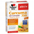 Doppelherz aktiv Curcuma 750 mit Curcumin +Vitamin D3 1000 I.E.