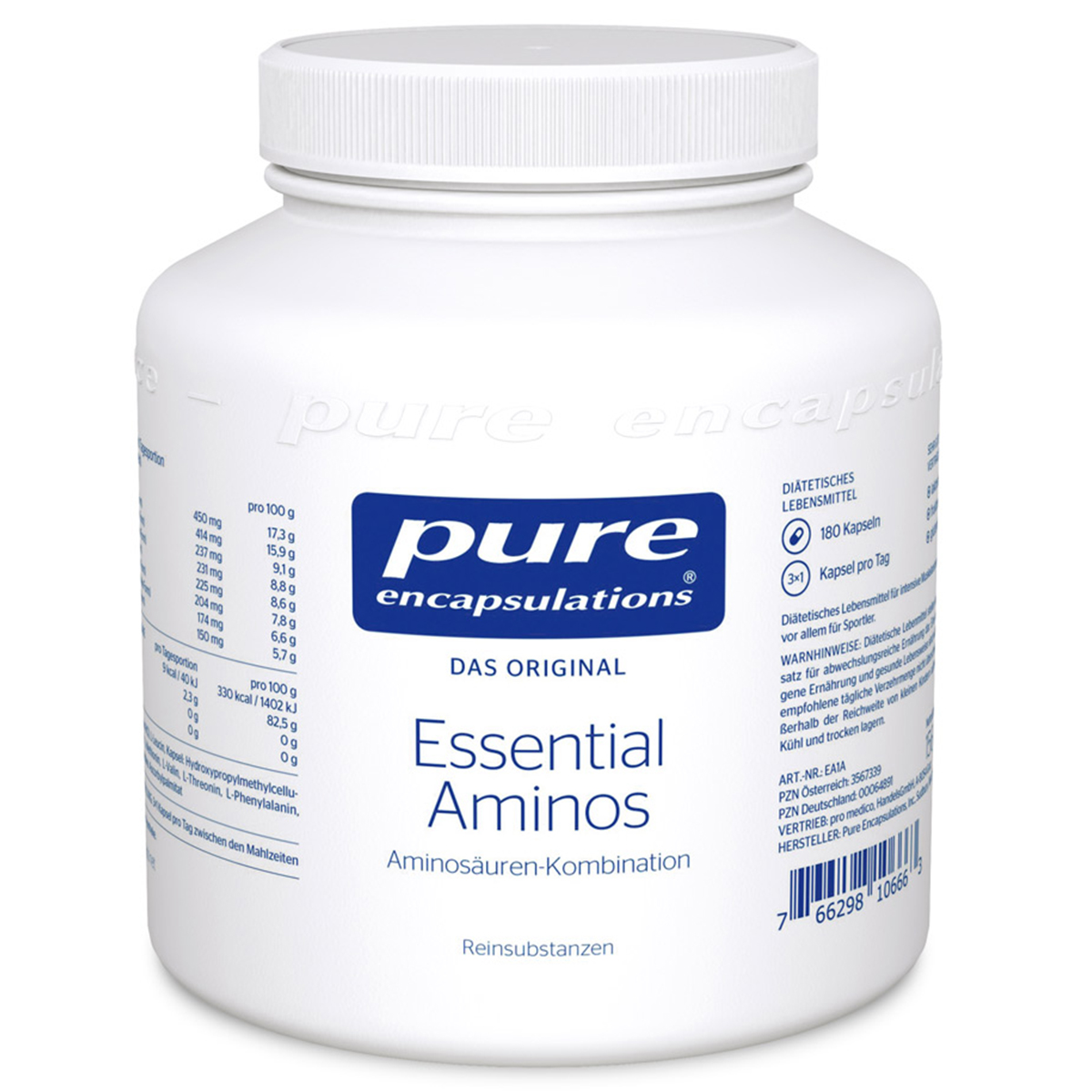 PURE ENCAPSULATIONS Essential Aminos Kapseln PURE ENCAPSULATIONS Essential Aminos Kapseln