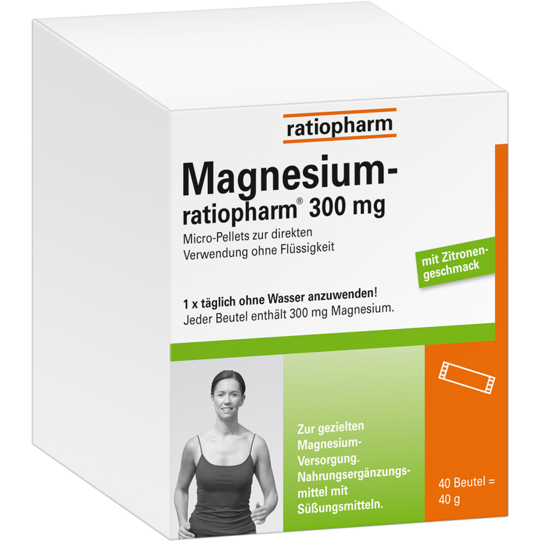 MAGNESIUM-RATIOPHARM 300 mg Micro-Pellets m.Gran. MAGNESIUM-RATIOPHARM 300 mg Micro-Pellets m.Gran.