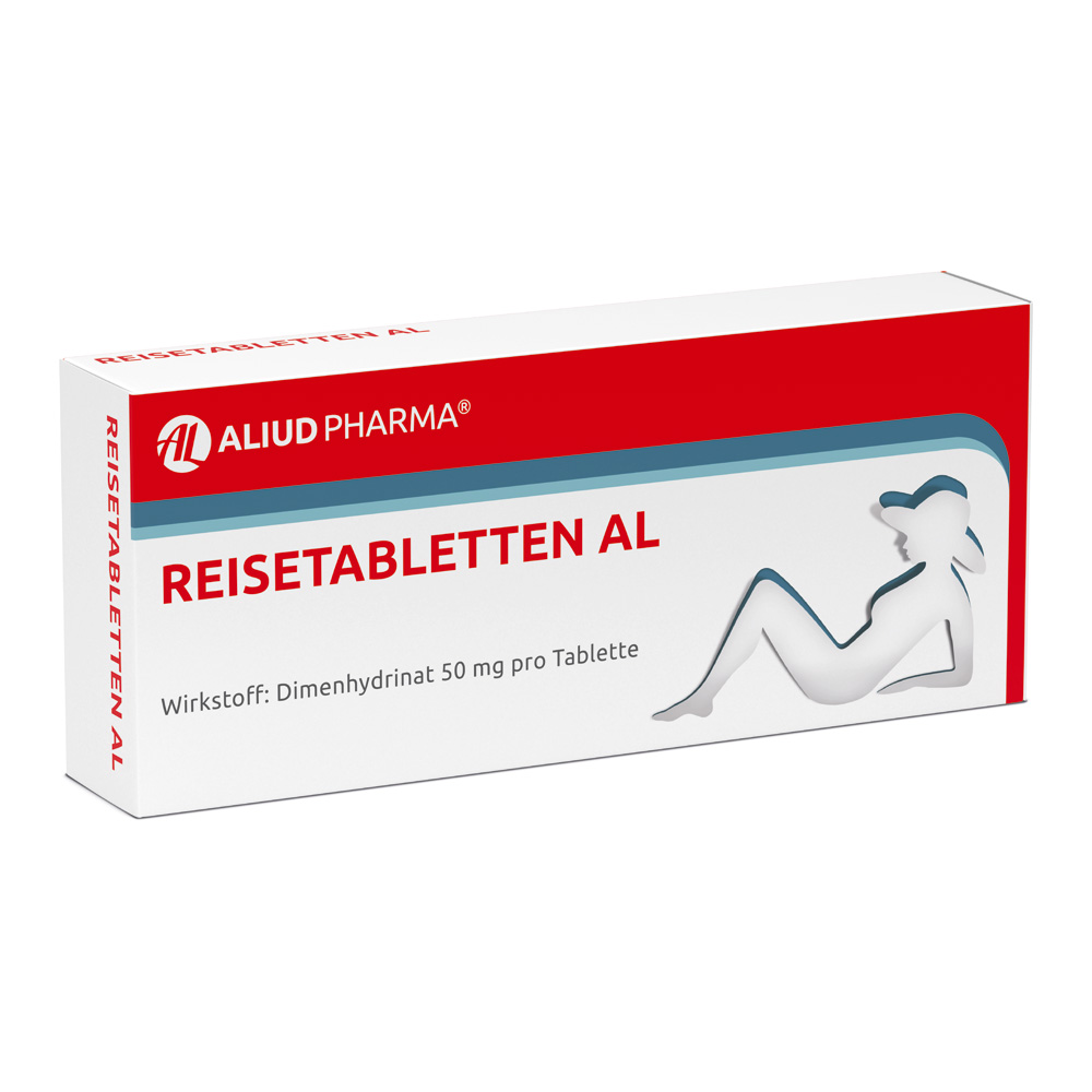 Reisetabletten AL bei Schwindel, Übelkeit und Erbrechen Reisetabletten AL bei Schwindel, Übelkeit und Erbrechen