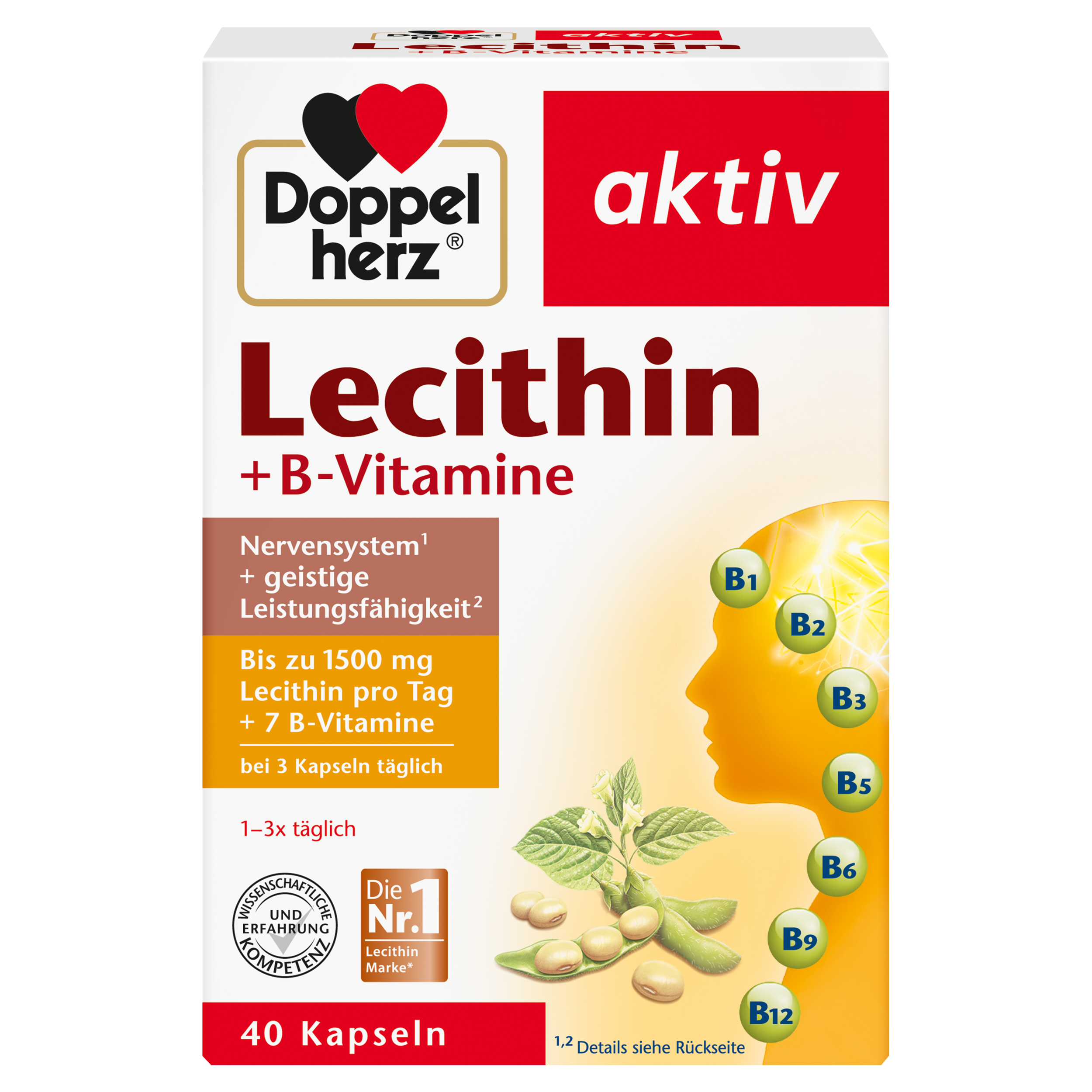 DOPPELHERZ Lecithin+B-Vitamine Kapseln DOPPELHERZ Lecithin+B-Vitamine Kapseln