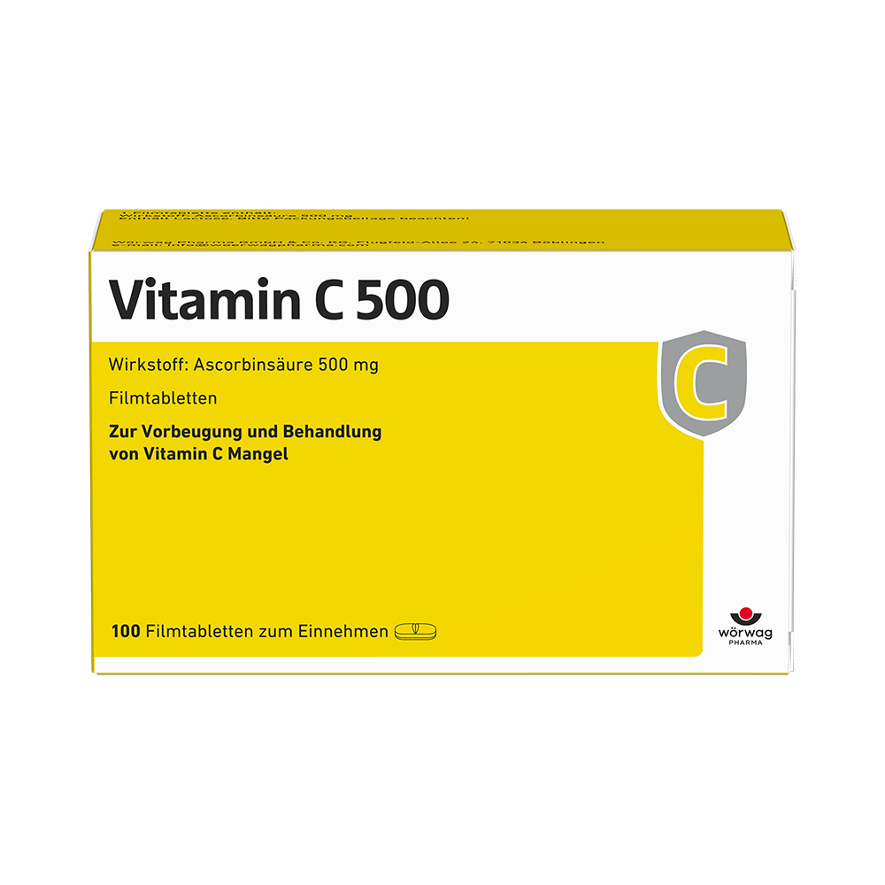 VITAMIN C 500 Filmtabletten VITAMIN C 500 Filmtabletten