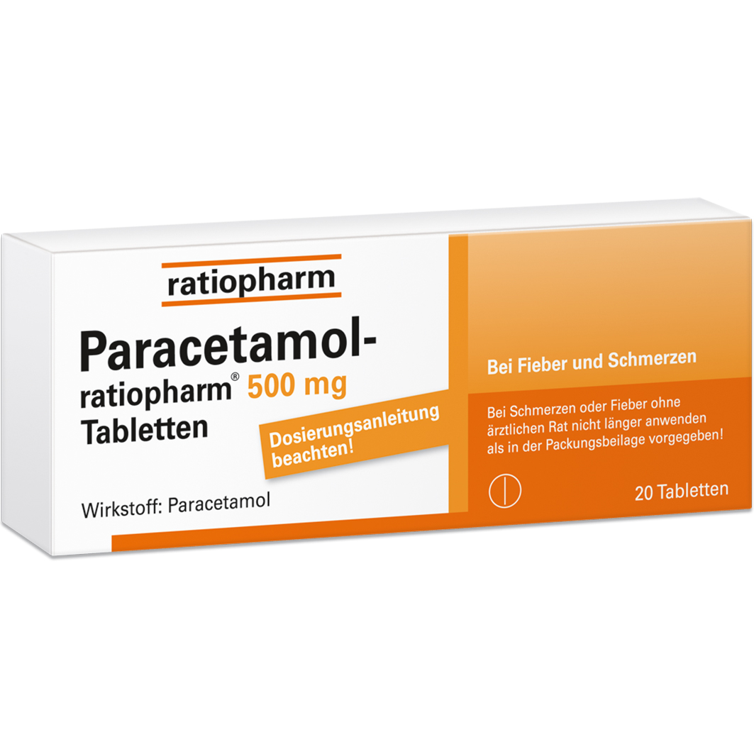 PARACETAMOL-ratiopharm 500 mg PARACETAMOL-ratiopharm 500 mg