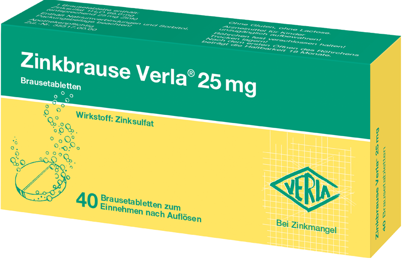 Zinkbrause Verla® 25 mg Zinkbrause Verla® 25 mg