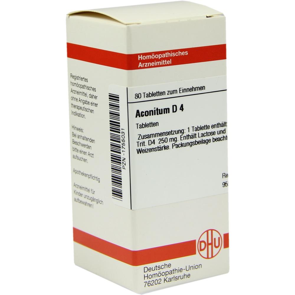 ACONITUM D 4 Tabletten ACONITUM D 4 Tabletten