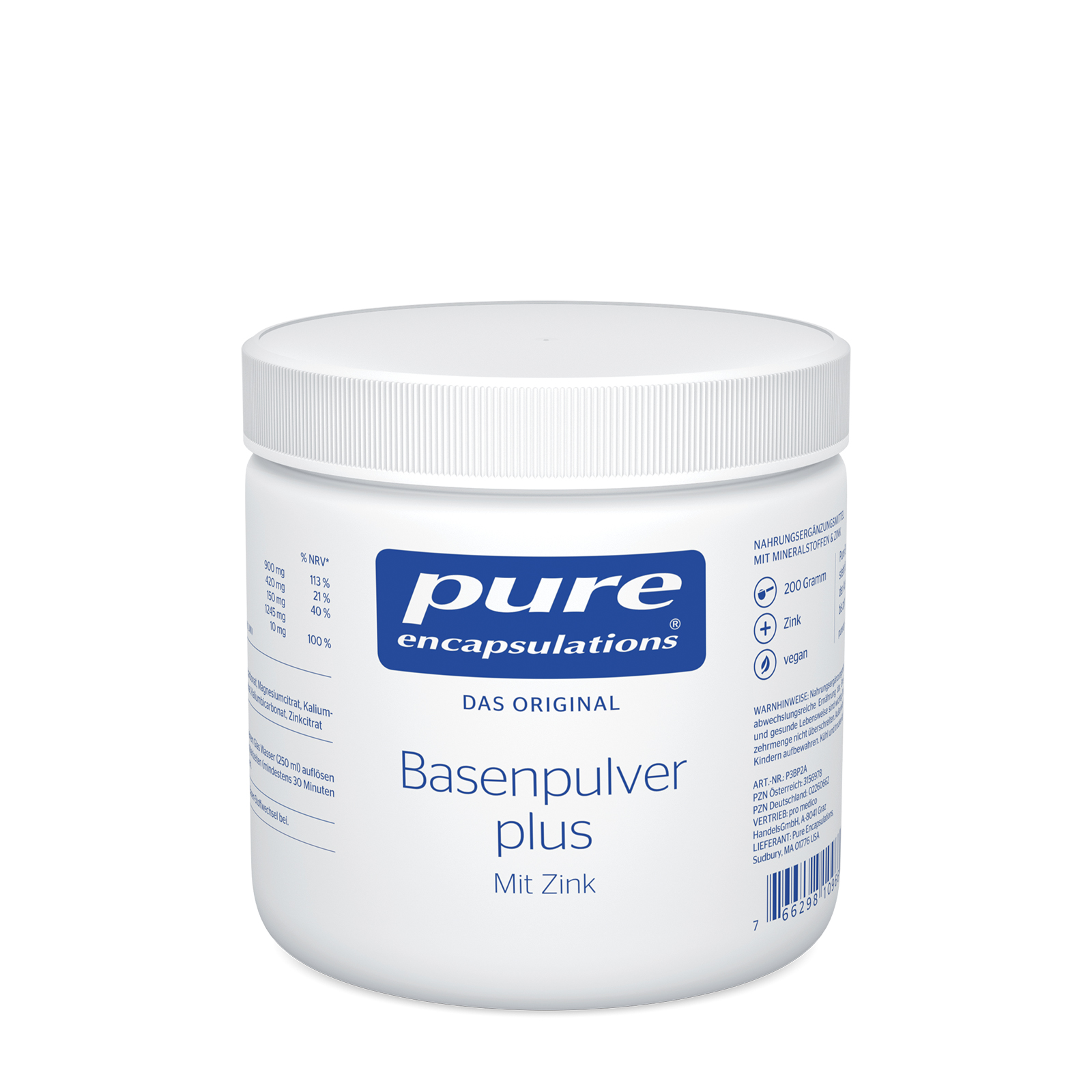 PURE ENCAPSULATIONS Basenpulver plus Pure 365 Plv. PURE ENCAPSULATIONS Basenpulver plus Pure 365 Plv.