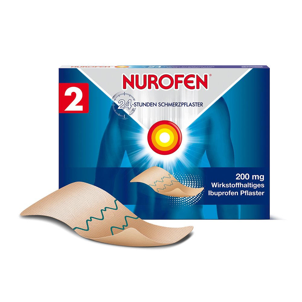 NUROFEN 24-Stunden Schmerzpflaster 200 mg NUROFEN 24-Stunden Schmerzpflaster 200 mg