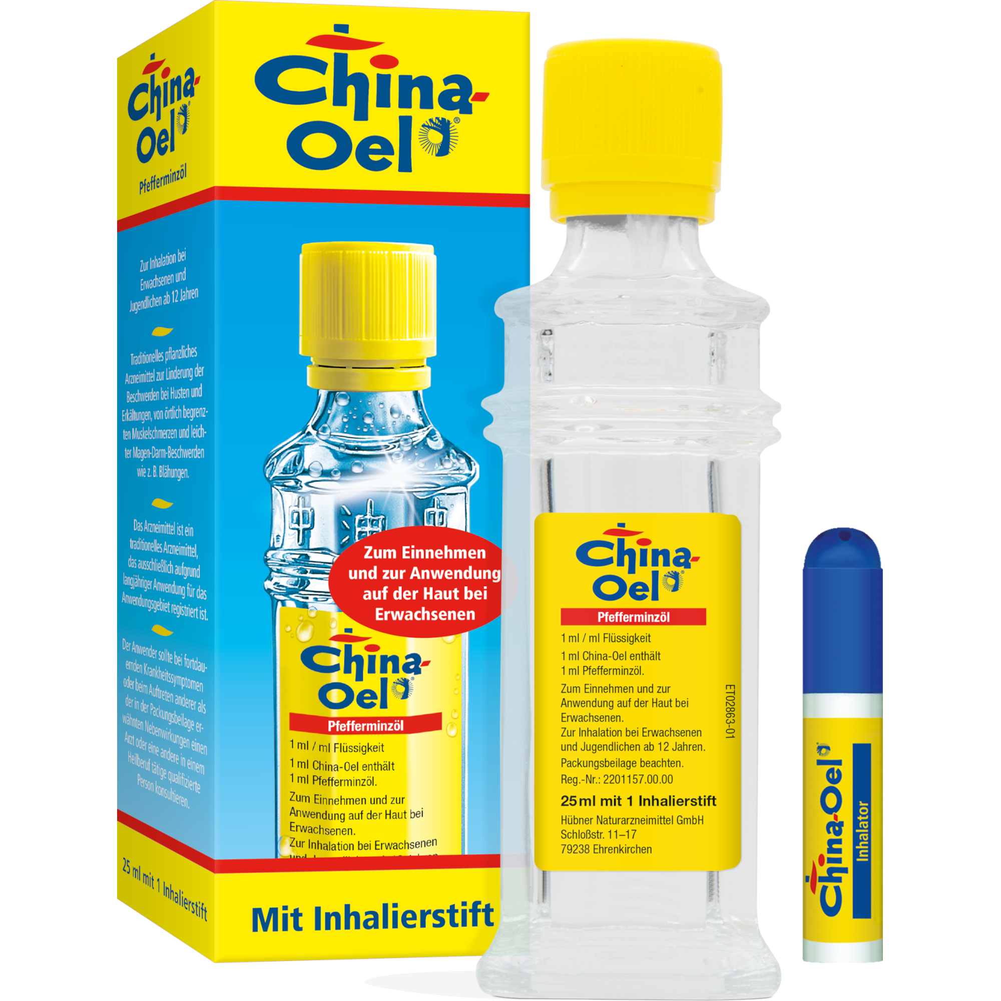 CHINA ÖL mit Inhalator CHINA ÖL mit Inhalator