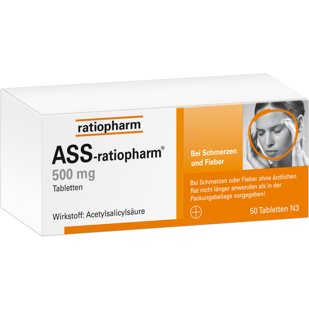 ASS-ratiopharm 500 mg Tabletten ASS-ratiopharm 500 mg Tabletten