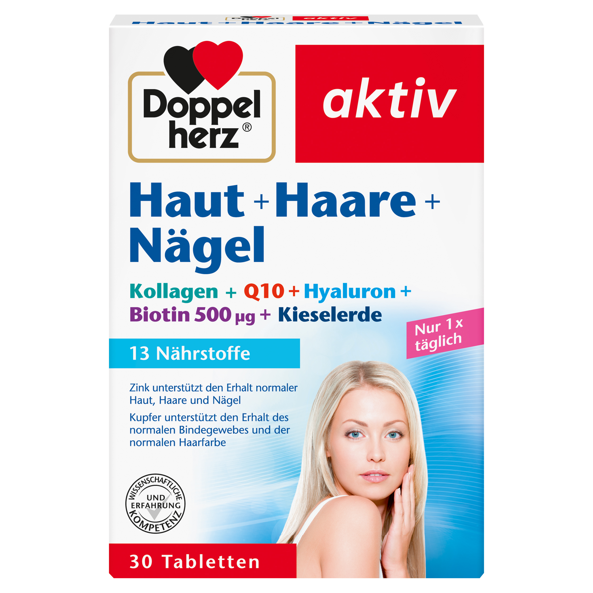 DOPPELHERZ Haut+Haare+Nägel Tabletten DOPPELHERZ Haut+Haare+Nägel Tabletten