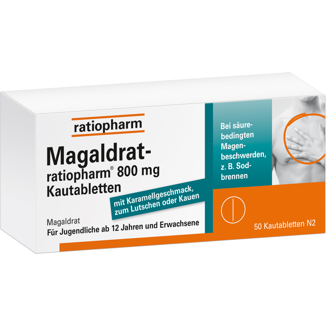MAGALDRAT-ratiopharm 800 mg Tabletten MAGALDRAT-ratiopharm 800 mg Tabletten