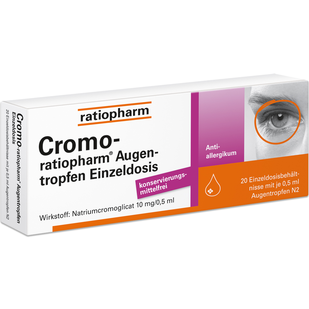 CROMO-RATIOPHARM Augentropfen Einzeldosis CROMO-RATIOPHARM Augentropfen Einzeldosis