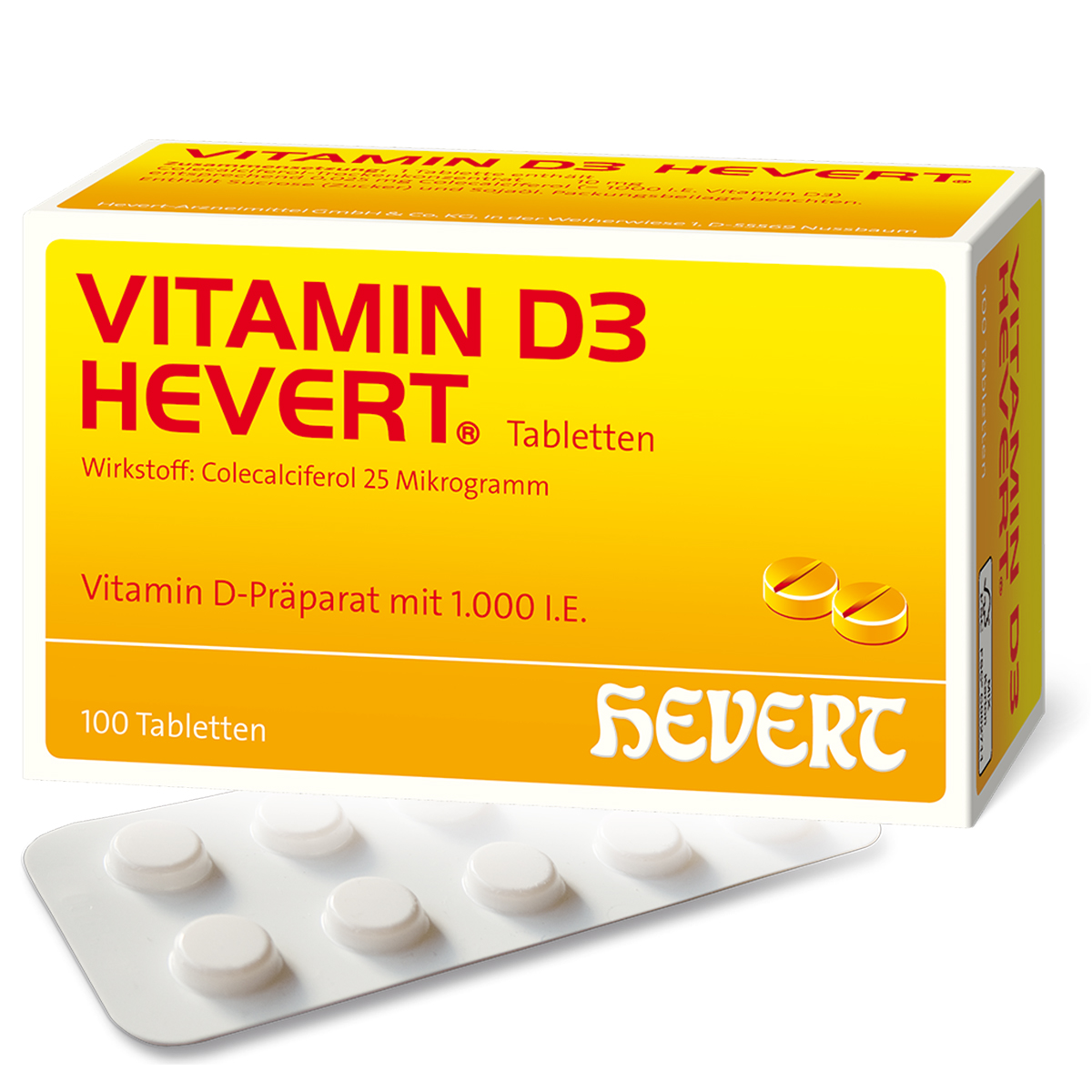 VITAMIN D3 HEVERT Tabletten VITAMIN D3 HEVERT Tabletten