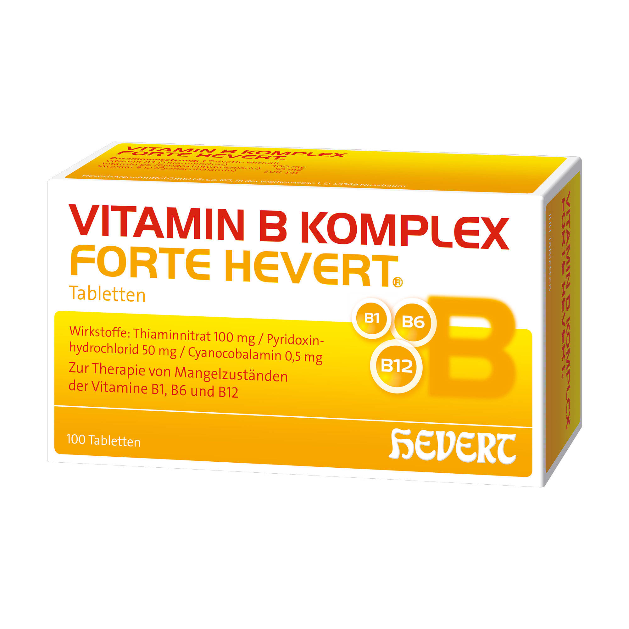 VITAMIN B KOMPLEX forte Hevert Tabletten VITAMIN B KOMPLEX forte Hevert Tabletten