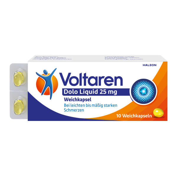 VOLTAREN Dolo Liquid 25 mg Weichkapseln VOLTAREN Dolo Liquid 25 mg Weichkapseln