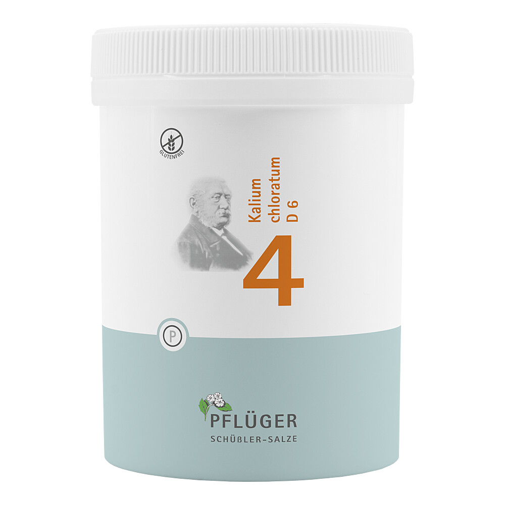 BIOCHEMIE Pflüger 4 Kalium chloratum D 6 Tabletten BIOCHEMIE Pflüger 4 Kalium chloratum D 6 Tabletten