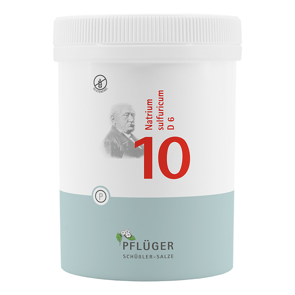 BIOCHEMIE Pflüger 10 Natrium sulfuricum D 6 Tabl. BIOCHEMIE Pflüger 10 Natrium sulfuricum D 6 Tabl.