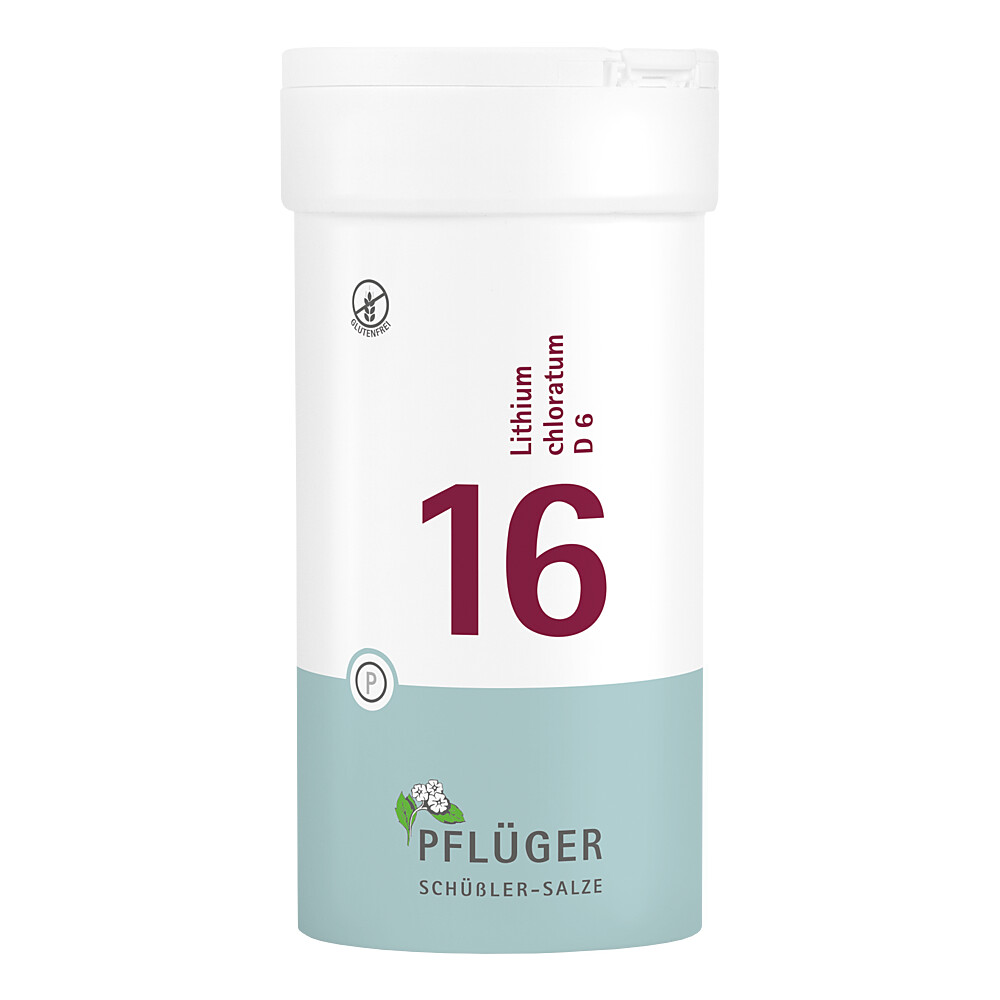 BIOCHEMIE Pflüger 16 Lithium chloratum D 6 Tabl. BIOCHEMIE Pflüger 16 Lithium chloratum D 6 Tabl.