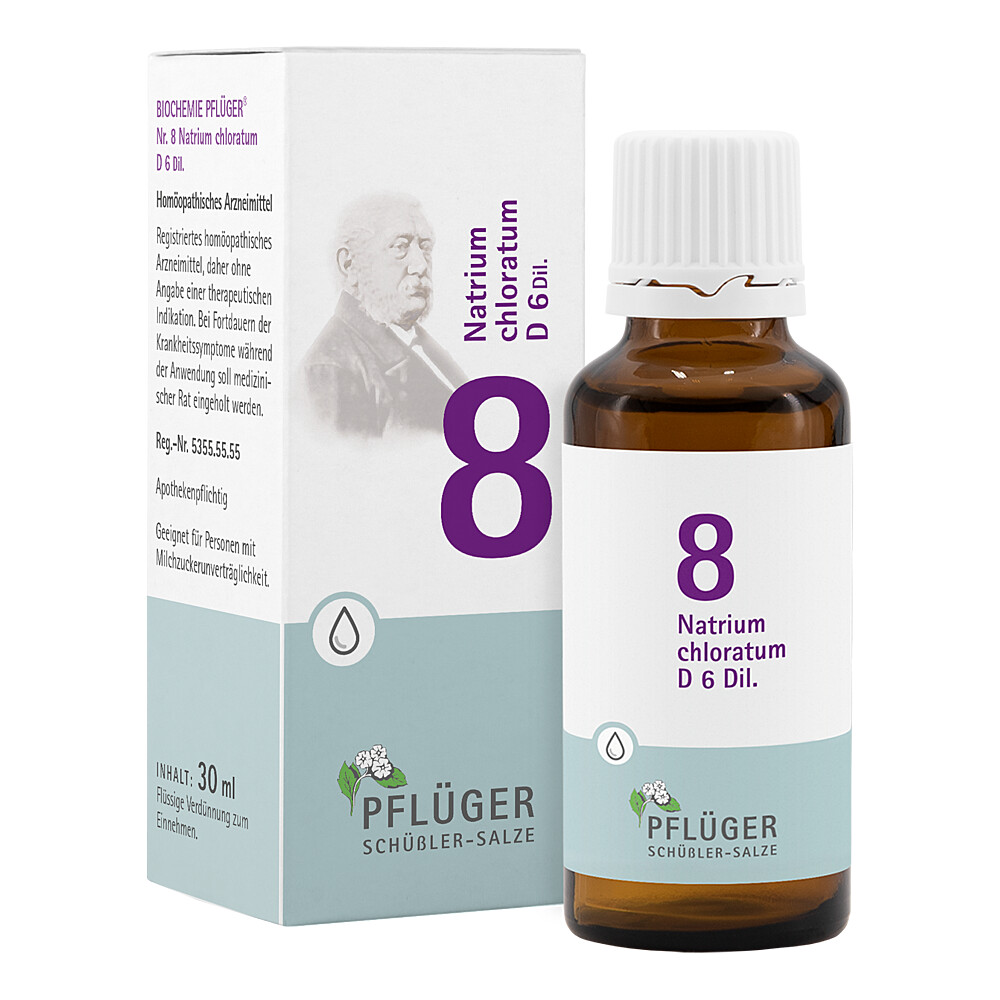 BIOCHEMIE Pflüger 8 Natrium chloratum D 6 Tropfen BIOCHEMIE Pflüger 8 Natrium chloratum D 6 Tropfen