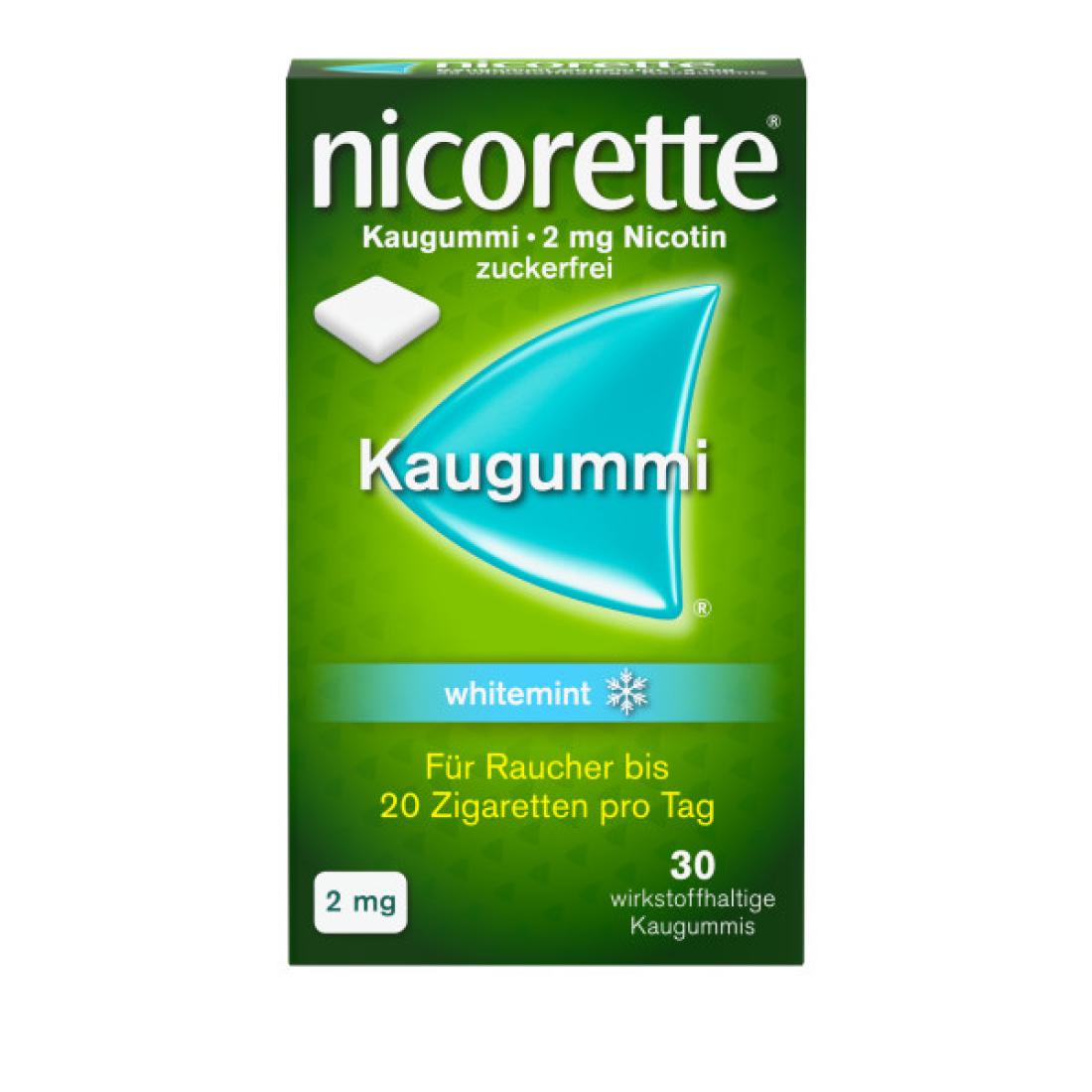 NICORETTE Kaugummi 2 mg whitemint NICORETTE Kaugummi 2 mg whitemint