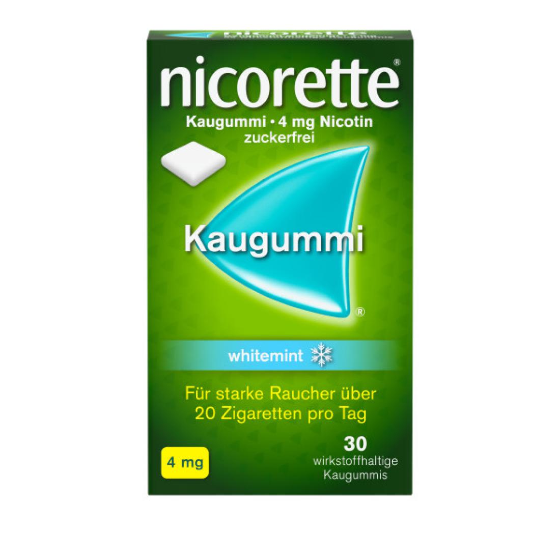 NICORETTE Kaugummi 4 mg whitemint NICORETTE Kaugummi 4 mg whitemint