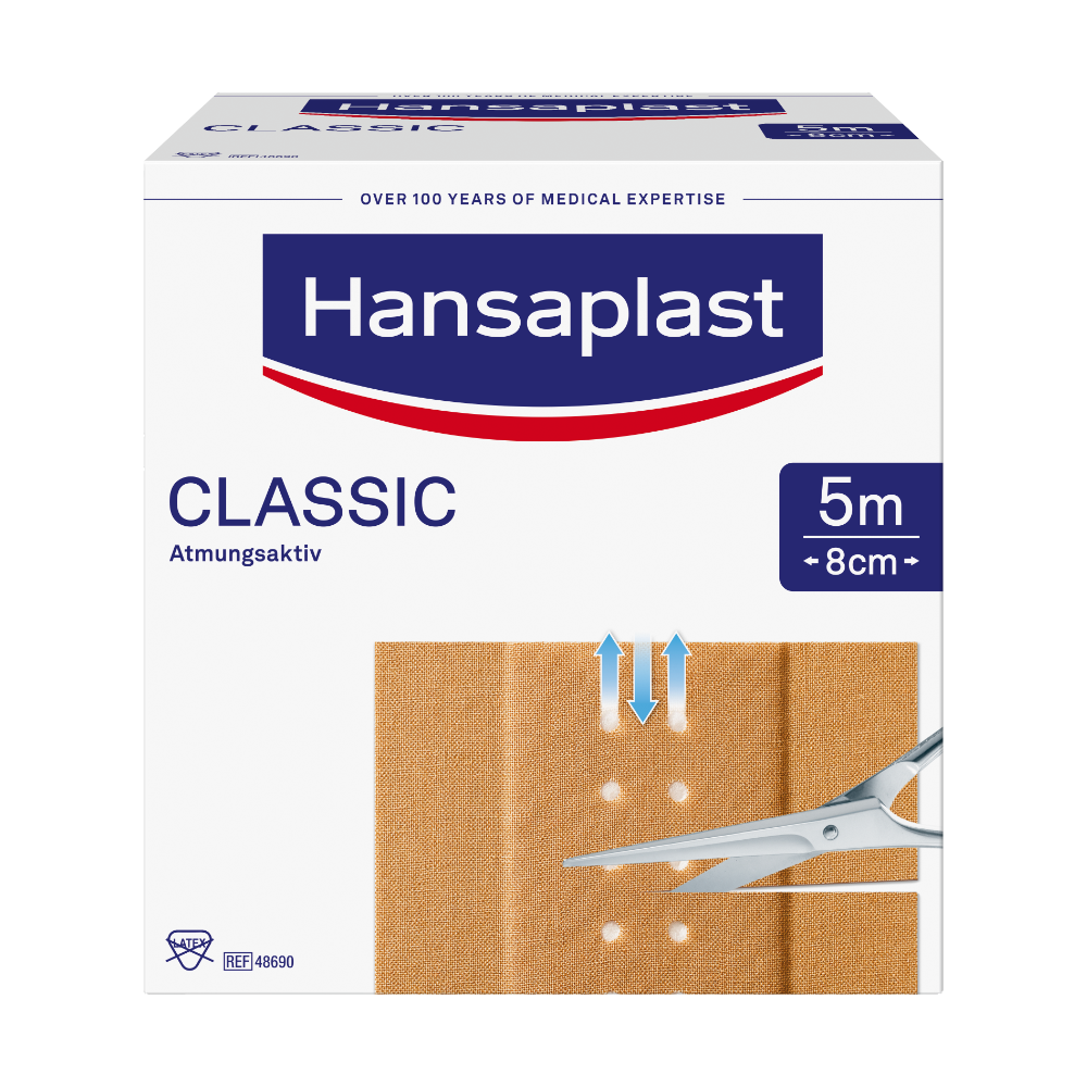 HANSAPLAST Classic Pflaster 8 cmx5 m HANSAPLAST Classic Pflaster 8 cmx5 m