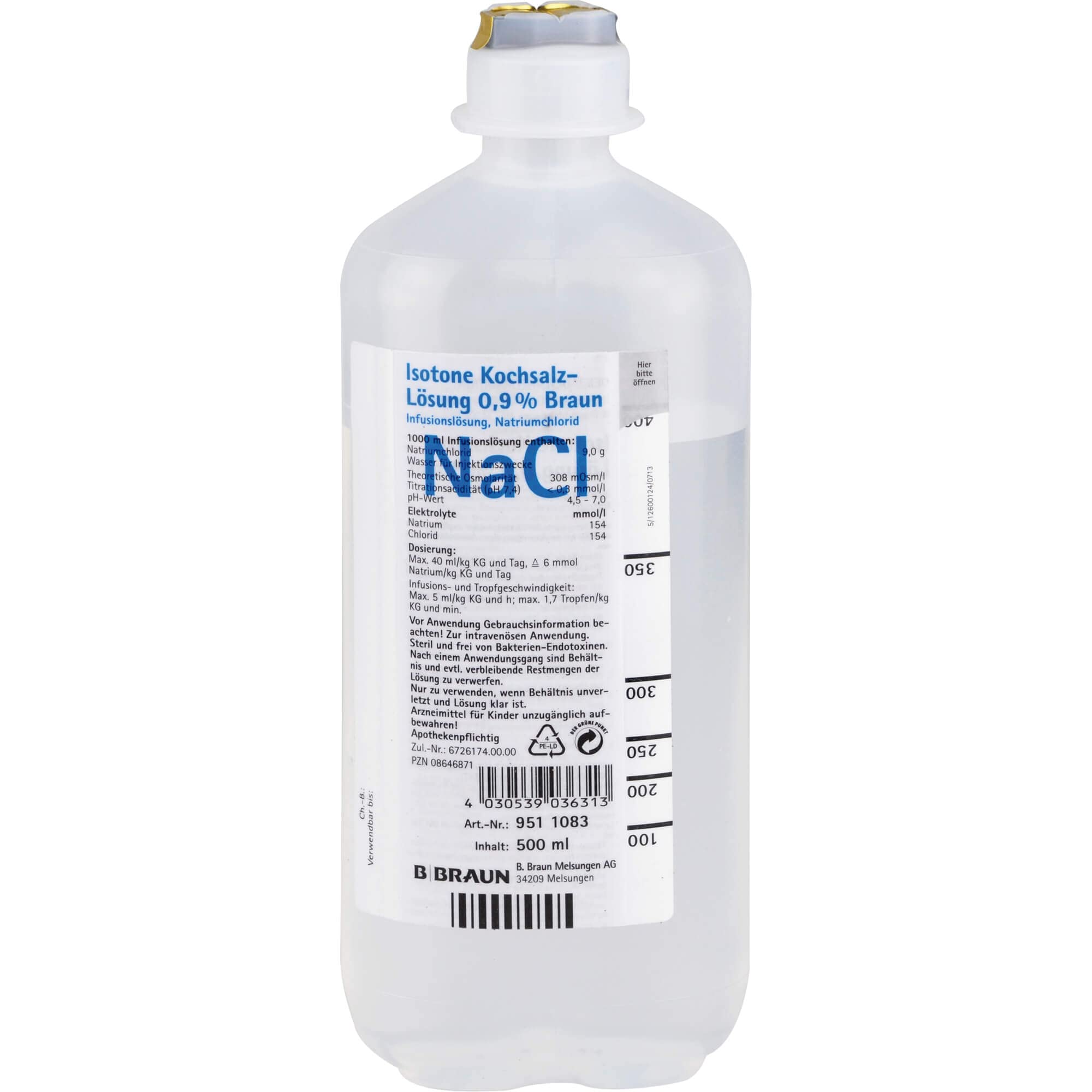 ISOTONE Kochsalz-Lösung 0,9% Braun Ecoflac Plus ISOTONE Kochsalz-Lösung 0,9% Braun Ecoflac Plus