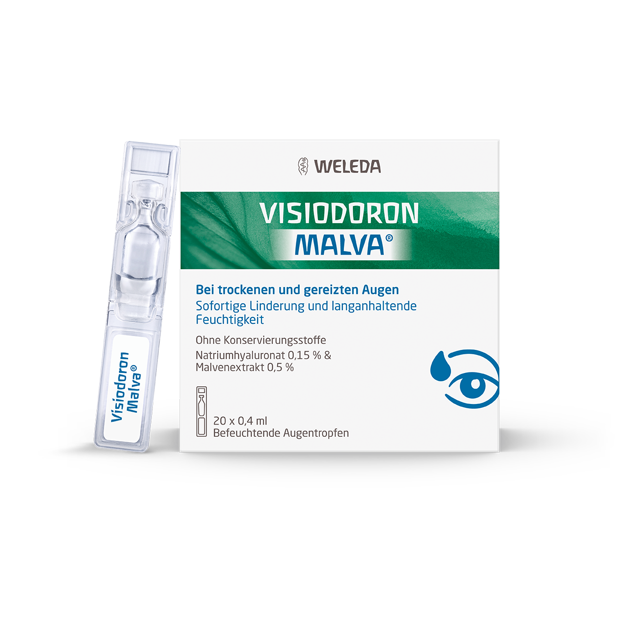VISIODORON Malva Augentropfen in Einzeldosispipet. VISIODORON Malva Augentropfen in Einzeldosispipet.