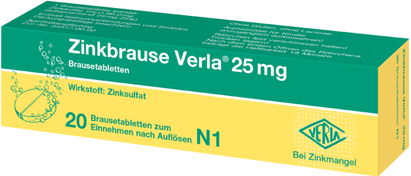 Zinkbrause Verla® 25 mg Zinkbrause Verla® 25 mg