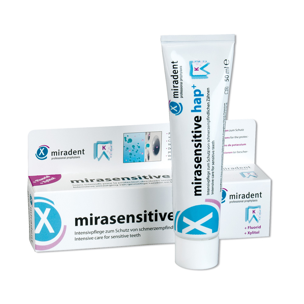 MIRADENT Zahncreme mirasensitive hap+ MIRADENT Zahncreme mirasensitive hap+