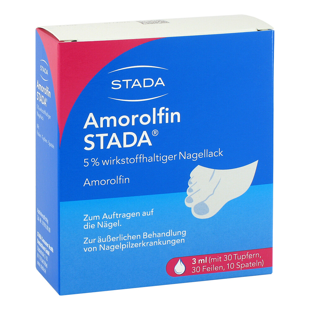 AMOROLFIN STADA 5% wirkstoffhaltiger Nagellack AMOROLFIN STADA 5% wirkstoffhaltiger Nagellack