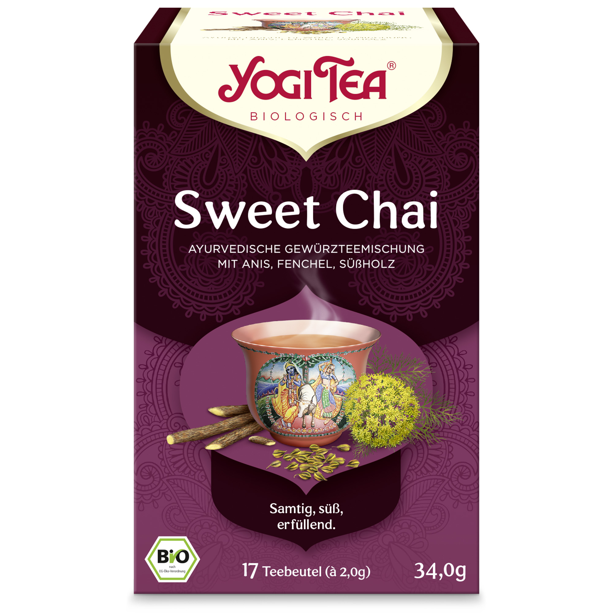 YOGI TEA Sweet Chai Bio Filterbeutel YOGI TEA Sweet Chai Bio Filterbeutel