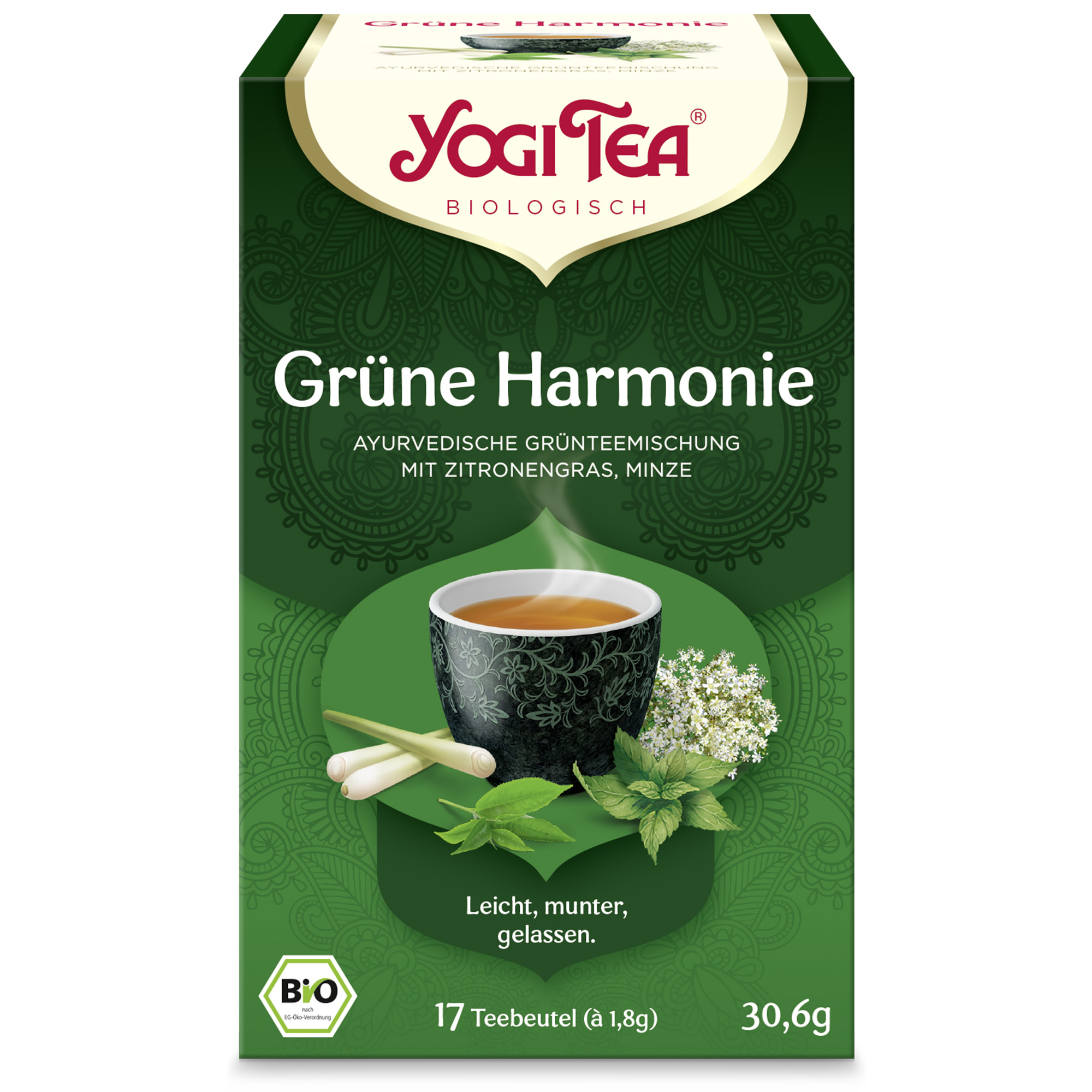 YOGI TEA Grüne Harmonie Bio Filterbeutel YOGI TEA Grüne Harmonie Bio Filterbeutel