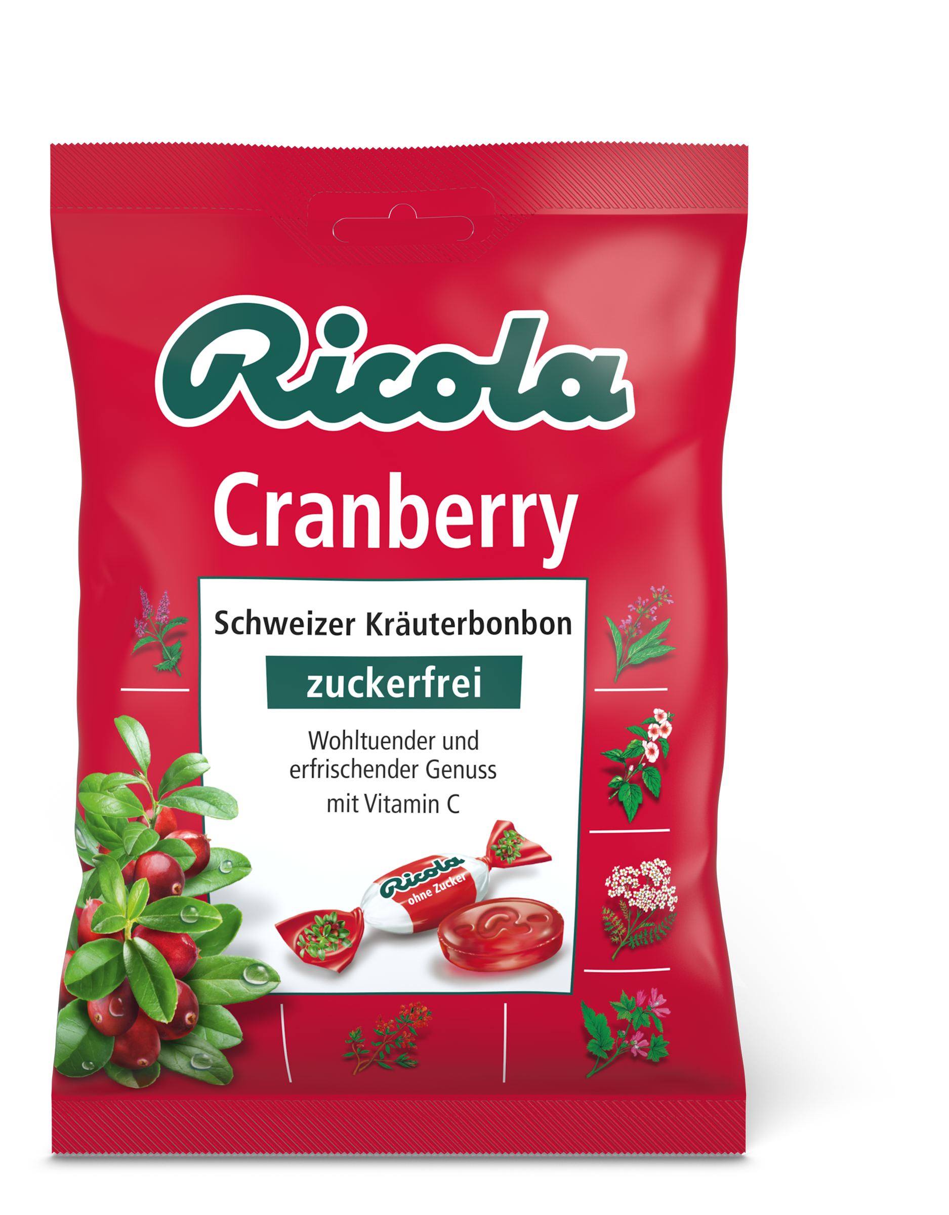 RICOLA o.Z.Beutel Cranberry Bonbons RICOLA o.Z.Beutel Cranberry Bonbons