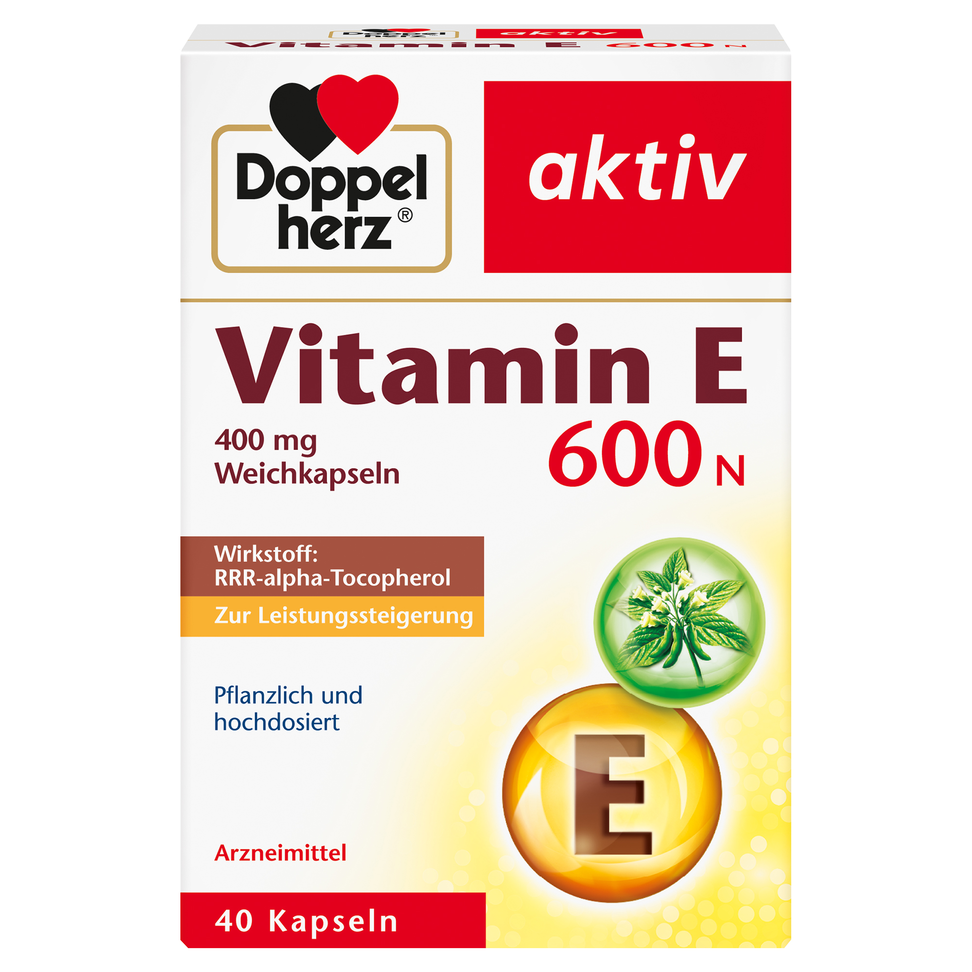 DOPPELHERZ Vitamin E 600 N Weichkapseln DOPPELHERZ Vitamin E 600 N Weichkapseln