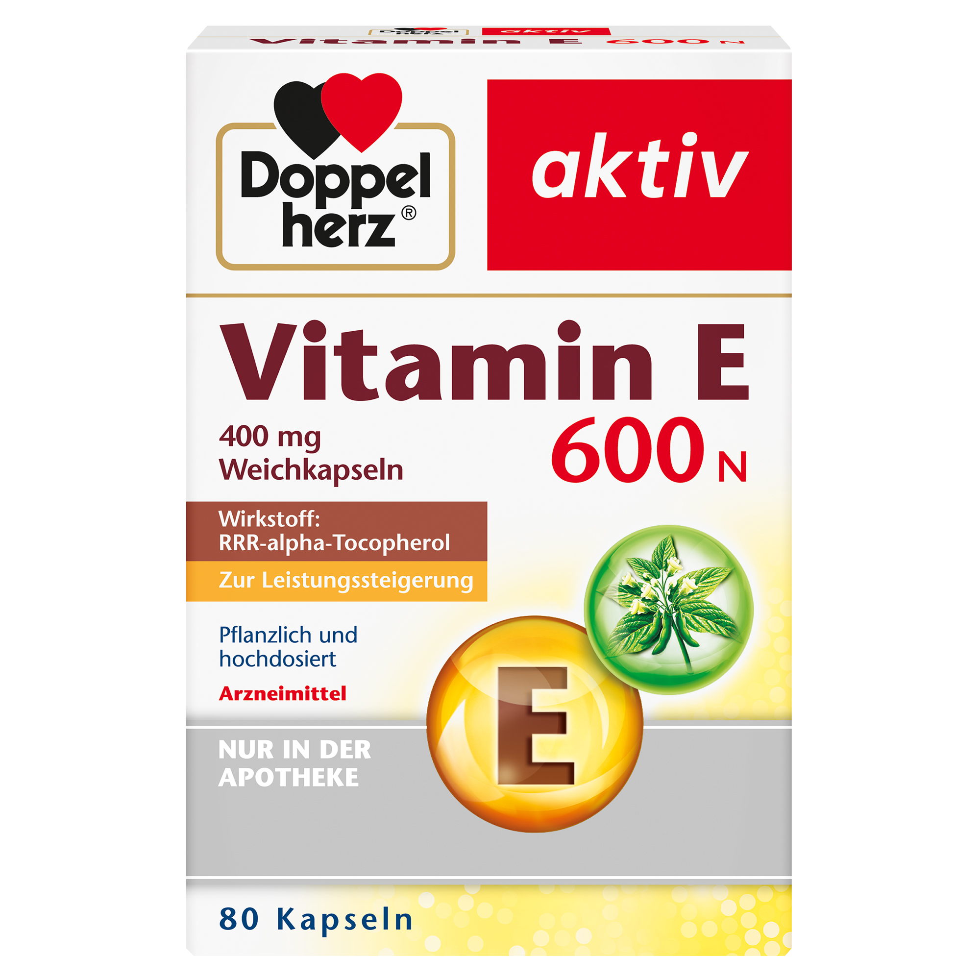 DOPPELHERZ Vitamin E 600 N Weichkapseln DOPPELHERZ Vitamin E 600 N Weichkapseln