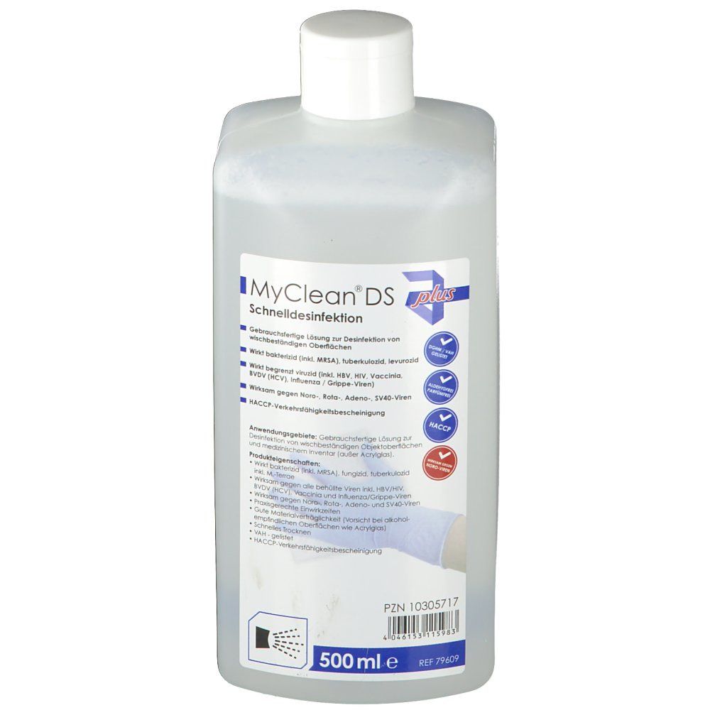 MYCLEAN DS Schnelldesinfektion neutral Serie plus MYCLEAN DS Schnelldesinfektion neutral Serie plus