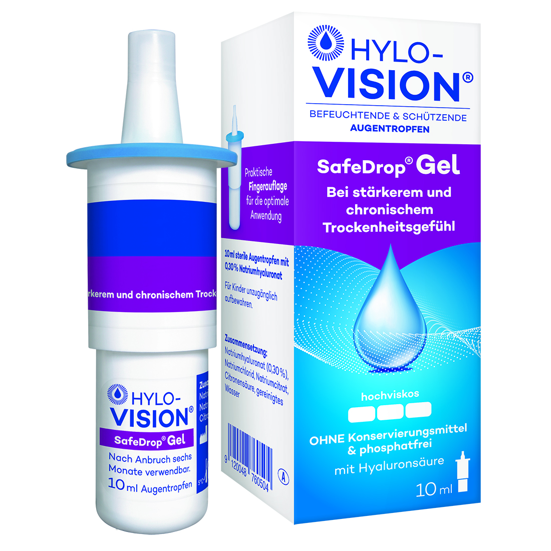 HYLO-VISION SafeDrop Gel Augentropfen HYLO-VISION SafeDrop Gel Augentropfen