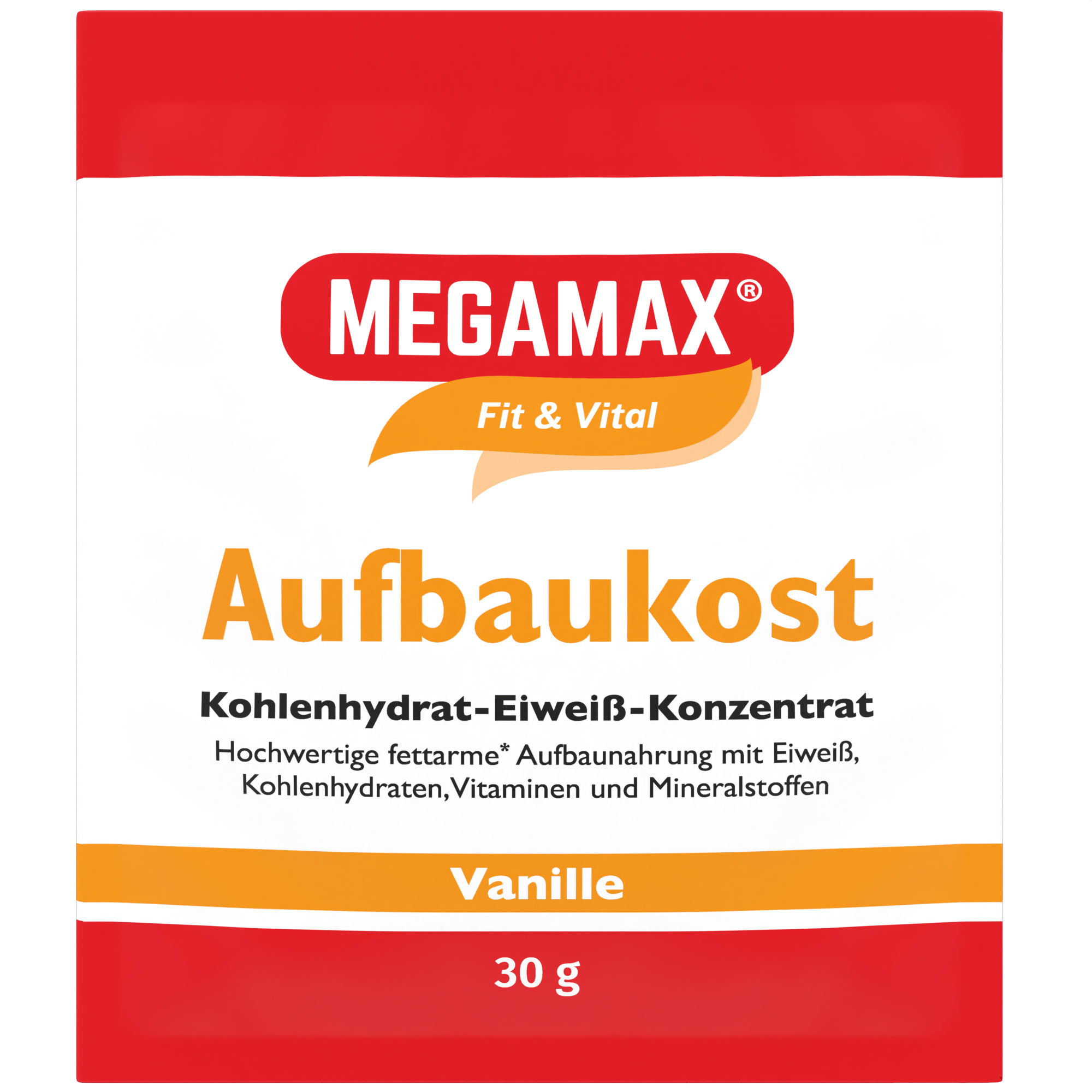 MEGAMAX Aufbaukost Vanille Pulver MEGAMAX Aufbaukost Vanille Pulver